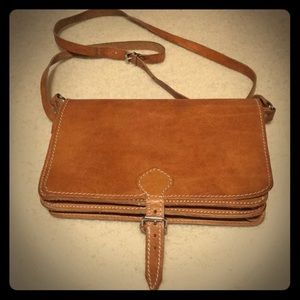 Leather crossbody bag